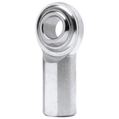 QA1 G Series 2-Pc Rod End - Female/Right Hand - 5mm Bore x M5x.08 - Stainless Steel w/PTFE