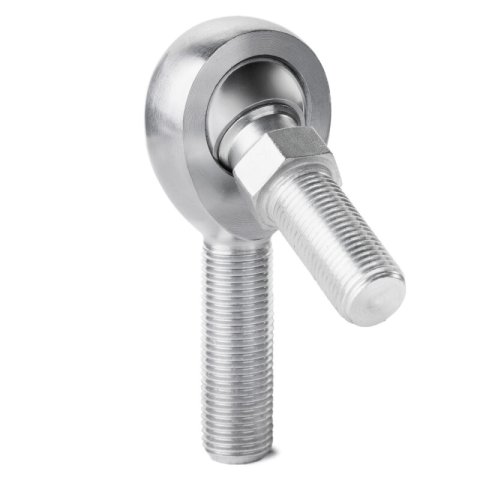 QA1 X Series Endura Rod End - Male/Left Hand - 8mm Bore x M8x1.25 w/Stud - Alloy Steel