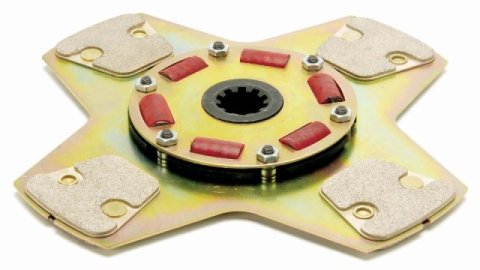 McLeod Disc Racing Only Sprung Hub Flat 4 Paddle 10.5in X 1-1/16 X10 Spline