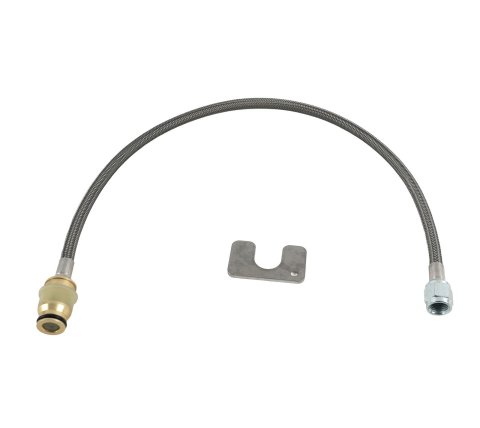 McLeod Steel Braided Qwik Disconnect Line 18in - Male To An4