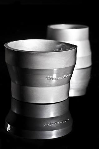 Weapon R 2.5in x 3in x 2.5in Tall Coupler Adapter - Silver