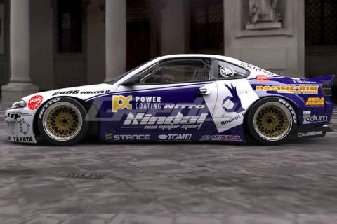GReddy X Rocket Bunny S15 Rear Fenders for 1999-2002 Nissan Silvia