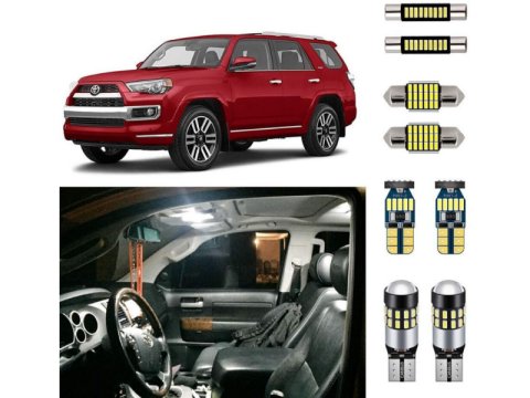 Cali Raised 16Pc Led Bulb Replacement Kit For 10-24 Toyota 4Runner