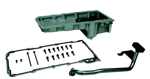 Moroso GM LS Swap (w/Rear Sump & Spin-On Oil Filter Adapter) Wet Sump 6qt 5.75in Aluminum Oil Pan