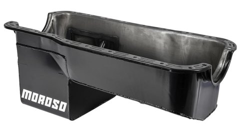 Moroso Ford 351W (w/Rear Sump) Extra Deep Wet Sump 7qt 9in Steel Oil Pan