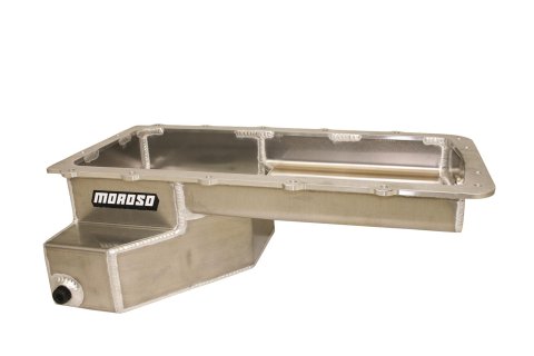 Moroso Ford 5.0 Coyote (w/Rear Sump) Drag Race Baffled Wet Sump 9qt Aluminum Oil Pan