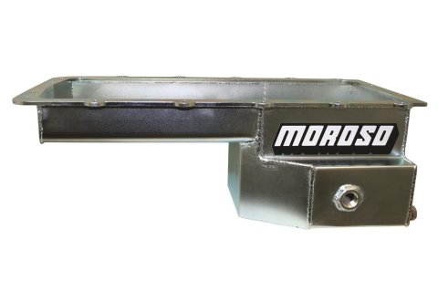 Moroso Ford 5.0 Coyote/Fox Swap (w/Rear Sump) Road Race Baffled Wet Sump 7.5qt 6-5/8in Alum. Oil Pan