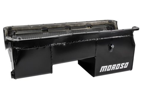 Moroso Ford 429-460 (w/Rear Sump) Wet Sump 7qt 9in Steel Oil Pan