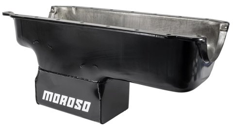 Moroso Mopar 273-340 (w/Center Sump) Deep Wet Sump 8qt 10in Steel Oil Pan