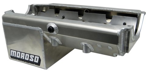 Moroso Dart/Rocket Small Block (w/-16An External Pick Up) Wet Sump 8qt 8.5in Alum Oil Pan
