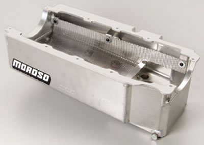 Moroso Chevrolet Big Block Mark IV (w/No Cross Member) Kicked Out Wet Sump 6-7qt 8in Alum Oil Pan