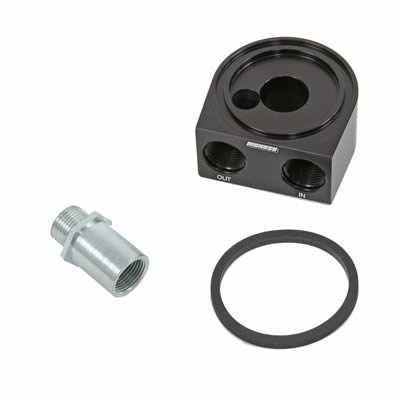 Moroso Universal Oil Filter Adapter - Sandwich - Oil Cooler - 13/16in-16 Thread & 2-5/8in O-Ring