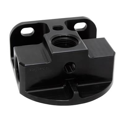 Moroso Oil Filter Adapter - Remote Mount - Side Port - 13/16in-16 & 3/4in-16 22mm Thread