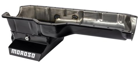 Moroso Jeep 4.0L TJ/XJ/YJ Multi-Baffled 7.25qt Steel Oil Pan