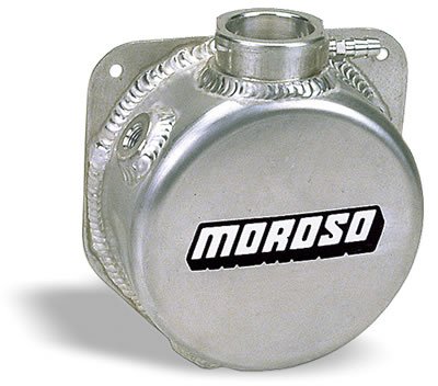 Moroso Universal Coolant Expansion Tank - Stamped Filler Neck - 1qt - 2.652in