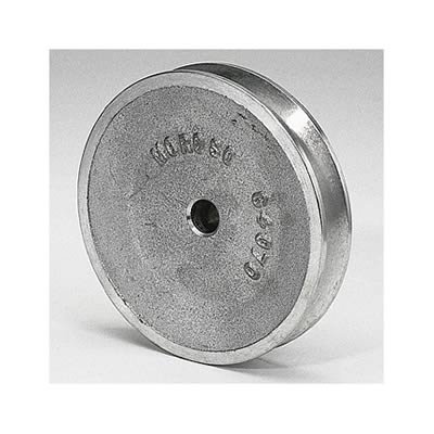 Moroso Chevrolet Small Block (w/Short Pump) Crankshaft Pulley - Single Groove - Cast Aluminum