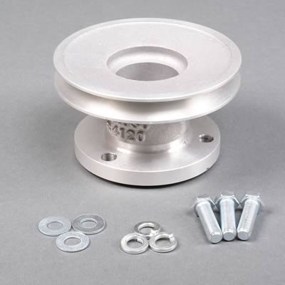 Moroso Chevrolet Small Block 302-350 (w/Long Pump) Crankshaft Pulley - Single Groove - Cast Aluminum