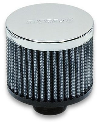 Moroso Filtered Valve Cover Breather - Push-In - No Hood - 1.22in ID