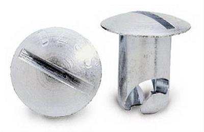 Moroso Quick Fastener - Oval Head - 7/16in x .550in - Steel - 10 Pack