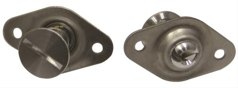 Moroso Quick Fastener - Self Ejecting - 5/16in x .650in - Aluminum - 10 Pack