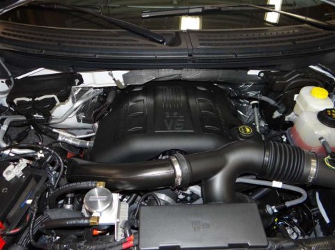 Moroso 11-14 Ford F-150 EcoBoost/5.0L Air/Oil Separator Catch Can - Large Body - Billet Aluminum