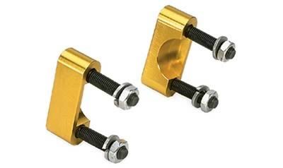 Moroso 55-82 Chevrolet/Dana 60 (w/U-Bolts) U-Joint Girdle - Gold Anodized - Set