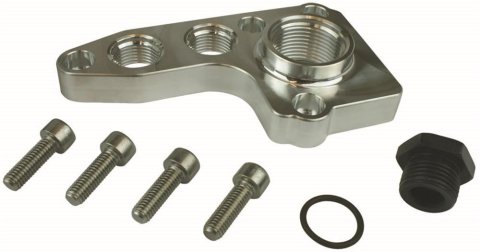 Moroso Ford 4.6L/5.4L Remote Oil Filter Adapter
