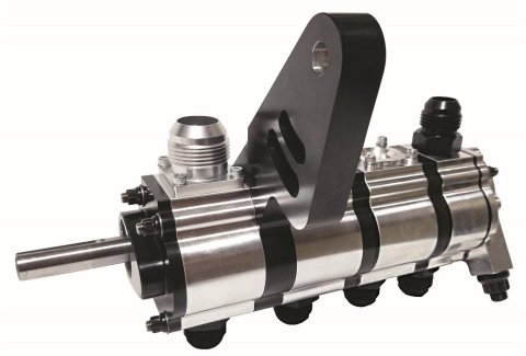 Moroso Tri Lobe Right Side Motor Plate Mount 4 Stage Fuel Pump Drive 1.200 Dry Sump Pump