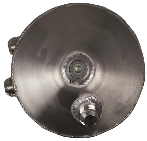 Moroso 15in Tall 7in Dia 6qt Dry Sump Tank