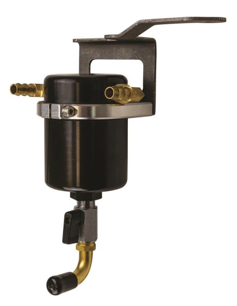 Moroso 14-18 GM Trucks w/5.3L/6.2L Air Oil Separator (Black Anodized)