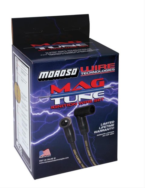 Moroso BBC HEI Mag Tune Straight Ignition Wire Set