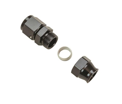 Moroso Aluminum Fitting Adapter 10AN Female to 5/8in Tube Compression-Black