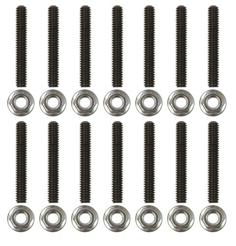 Moroso Chevrolet Big Block Fabricated Valve Covers Broached Stud Kit (Non-Serrated Flange Nuts)