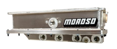 Moroso Energy Mfg 351W/SBF 351W 2 Piece 4 Pickup Dry Sump 7.25in Aluminum Oil Pan