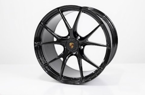 Vossen X Champion RS74 21X9 / ET42 / 5X130 / Gloss Black Wheel / 911 Carrera 992 - Front