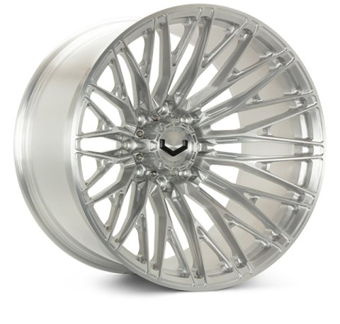 Vossen VFX-04 24x12 - 8x170 - ET44 - Ultra Deep - 125.1 - Brushed Gloss Clear Wheel
