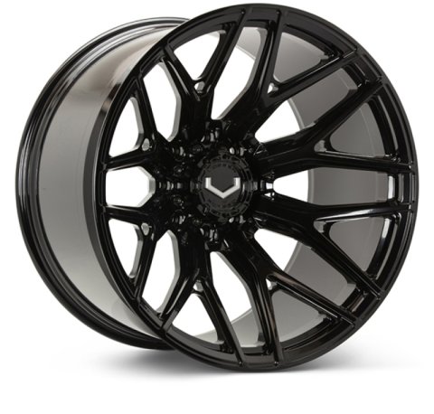 Vossen VFX-03 22x9.5 - 6x135 - ET30 - Deep - 87.1 - Gloss Black Wheel