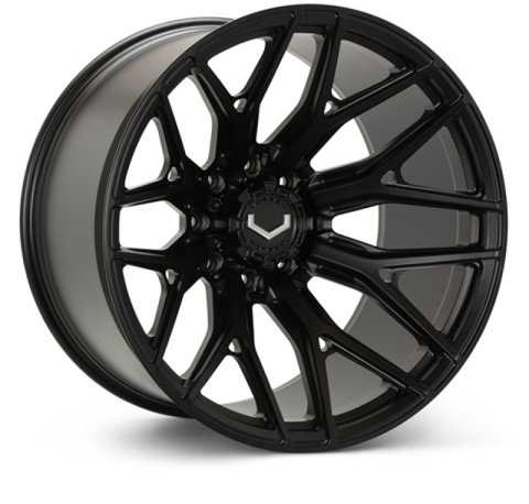 Vossen VFX-03 24x10 - 6x135 - ET25 - Deep - 87.1 - Satin Black Wheel