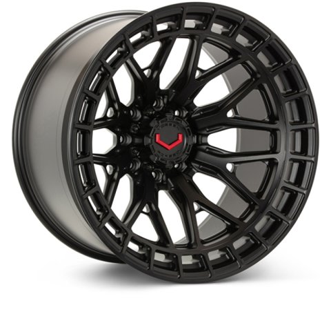 Vossen LCX-02 22x12 - 6x135 - ET44 - Ultra Deep - 87.1 - Satin Black Wheel