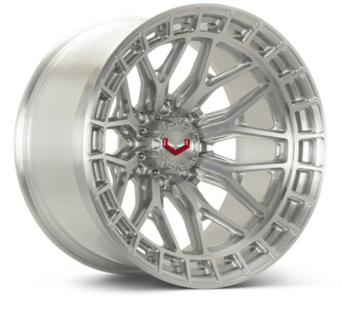 Vossen LCX-02 22x12 - 6x135 - ET44 - Ultra Deep - 87.1 - Brushed Gloss Clear Wheel