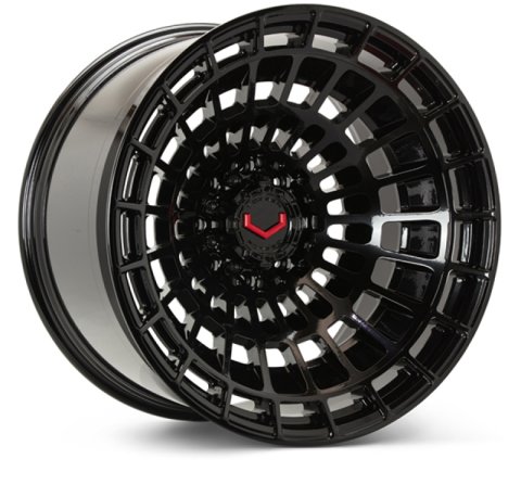 Vossen LCX-04 22x12 - 6x135 - ET44 - Ultra Deep - 87.1 - Gloss Black Wheel