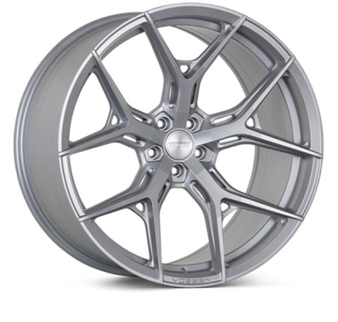 Vossen HF5 20X10 - 5X120 - ET23 - DEEP - 67.00 - SSV - Satin Silver Wheel