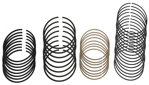 Mahle Rings Dodge / Chrysler 6.1L Hemi 8 Cyl 2005-2009 M8671KM Moly Ring Set