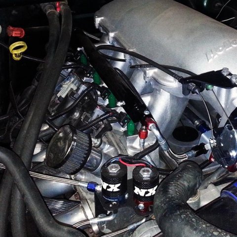 Nitrous Express GM LS Solenoid Bracket (Passenger Side Head)