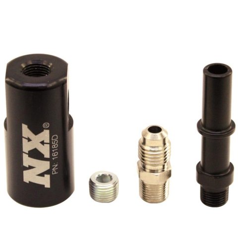 Nitrous Express 3/8-10mm Late Model Billet Fuel Line Adapter 90 Degree