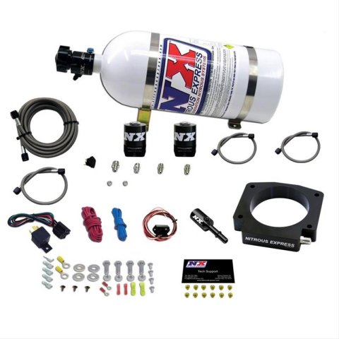 Nitrous Express 15-17 Ford Mustang GT350 5.2L Nitrous Plate Kit w/5lb Bottle