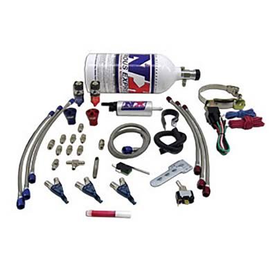 Nitrous Express 2 Cyl Piranha Nitrous Kit (V-Twins w/Single Carb) w/o Bottle