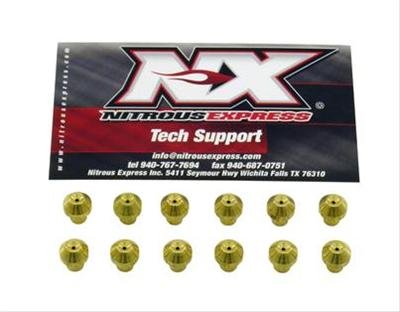 Nitrous Express 8 Cyl EFI Gasoline Nozzle Jet Pack (200-500 HP)
