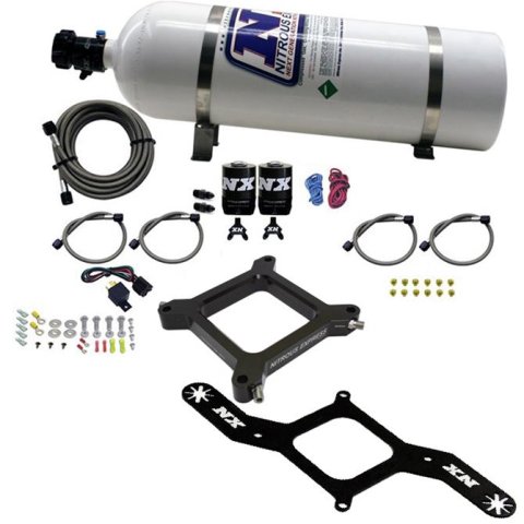 Nitrous Express 4150 Assassin Plate Stage 6 Alcohol 50-300HP (15lb Bottle)