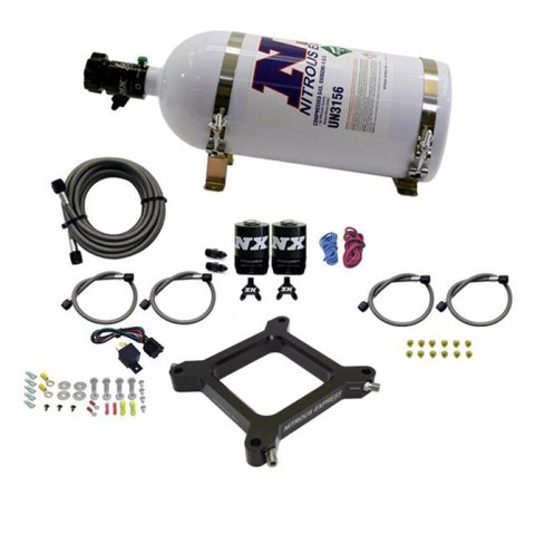 Nitrous Express 4150 Assassin Plate System Pro Power Alcohol 100-500HP (12lb Bottle)